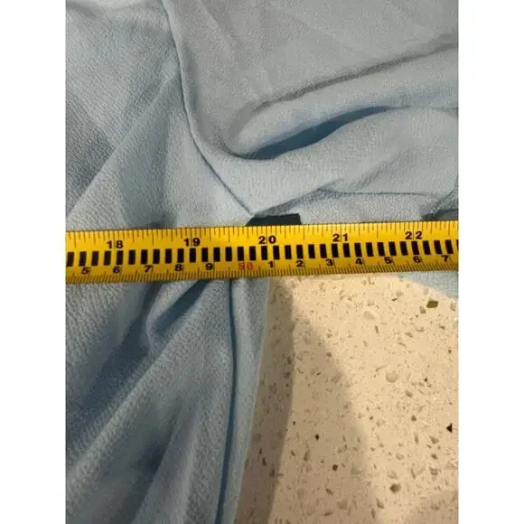 Silk Blend Blue Bianka Dress Size XL - Picture 3 of 4